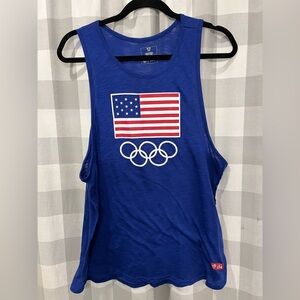 Blue Olympic Tank Top